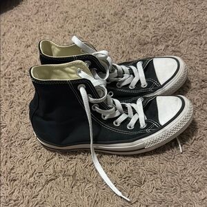 Converse Black and White High-Top Sneakers